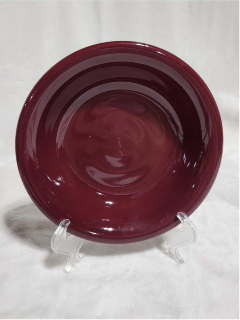 Fiestaware Cinnabar 6 1/4" Fruit Bowl Homer Laughlin HLC Retired Color
